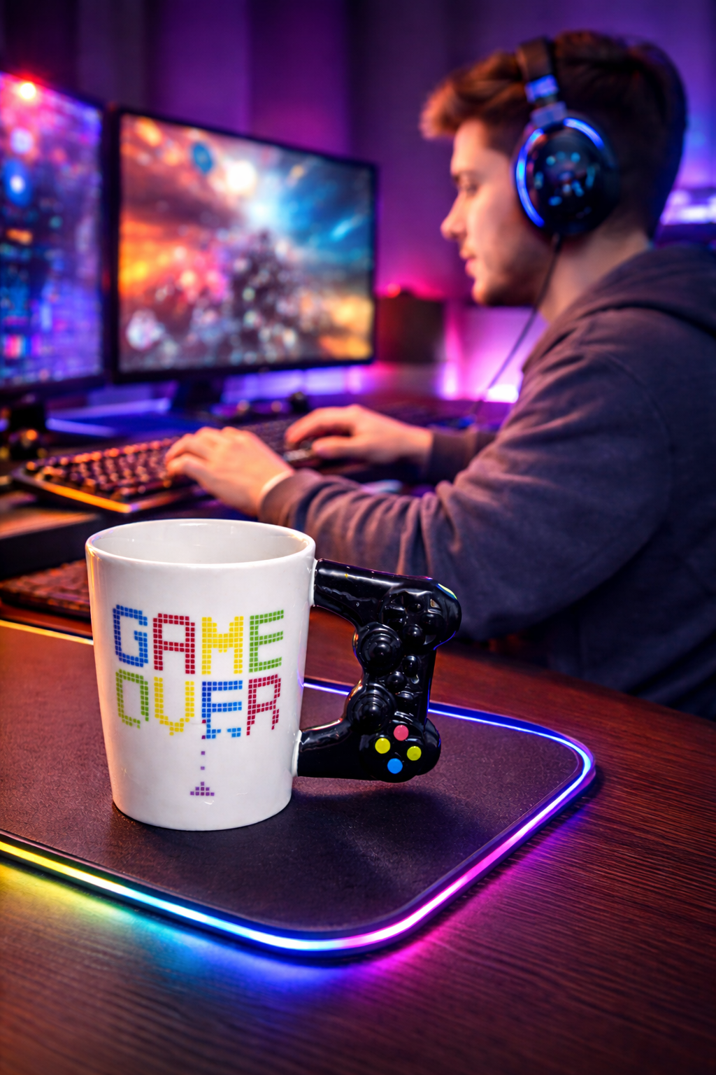 Taza Game Over PlayStation